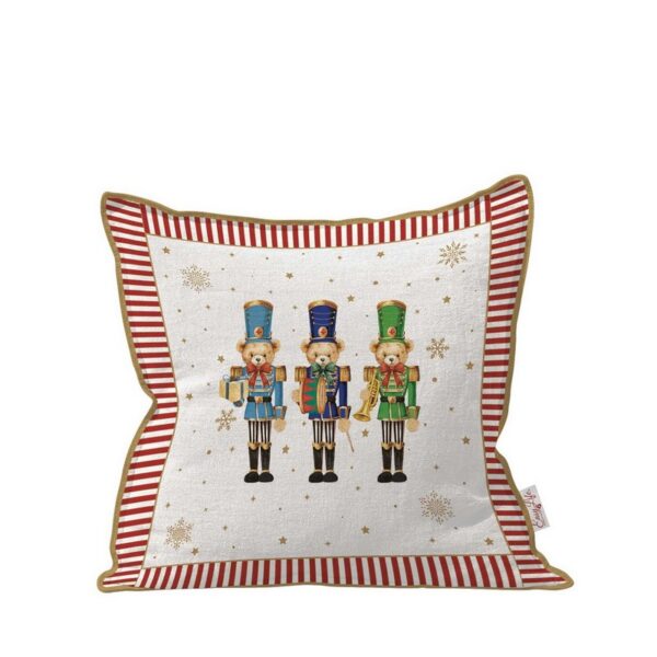 Easy Life Christmas Teddy White Μαξιλάρι 45Χ45 εκ υφασμάτινο