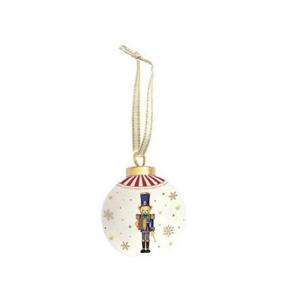 Easy Life Christmas Teddy Blue Στολίδι 7 εκ κεραμικό
