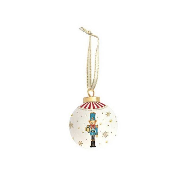 Easy Life Christmas Teddy Light Blue Στολίδι 7 εκ κεραμικό