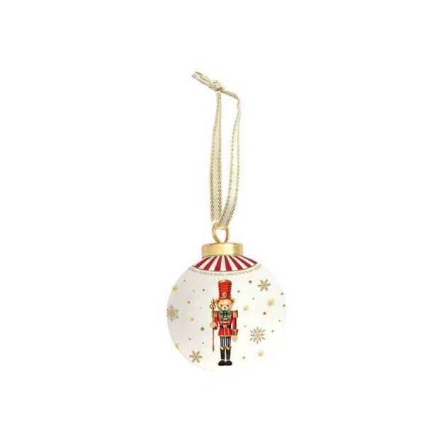 Easy Life Christmas Teddy Red Στολίδι 7 εκ κεραμικό