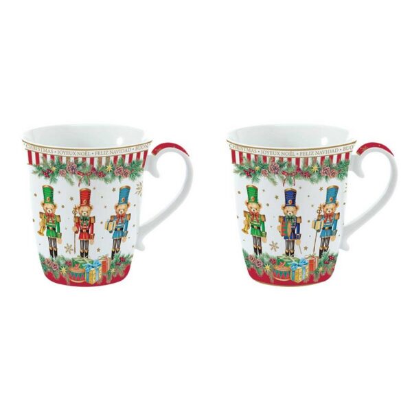 Easy Life Christmas Teddy Σετ 2 τεμ Κούπες 275 ml πορσελάνης