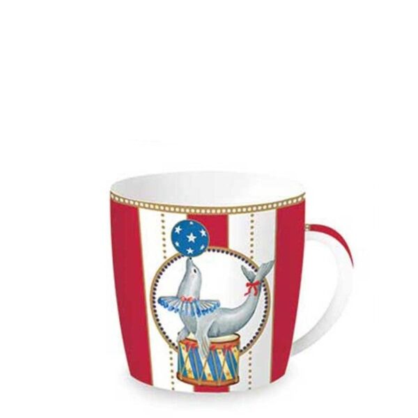 Easy Life Circus Seal Κούπα 350 ml σε μεταλλικό κουτί πορσελάνης