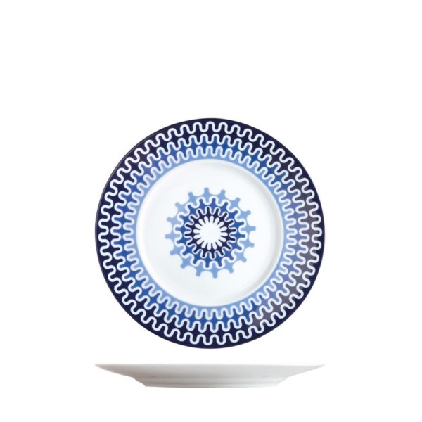 ΙΩΝΙΑ Illusion Blue Πιάτο Φρούτου 23.5 εκ πορσελάνης