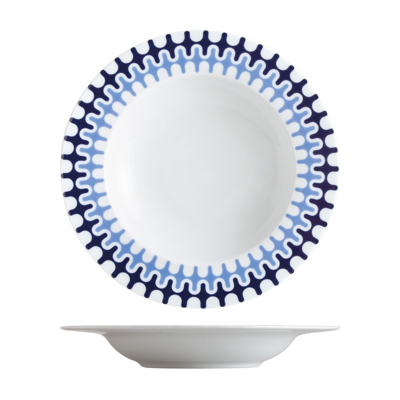 ΙΩΝΙΑ Illusion Blue Πιάτο Βαθύ 23 εκ ΙΩΝΙΑ Illusion Blue Πιάτο Βαθύ 23 εκ