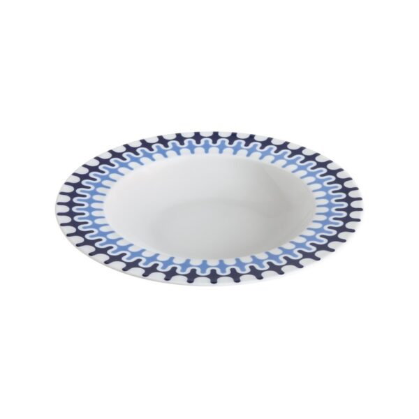 ΙΩΝΙΑ Illusion Blue Πιάτο Βαθύ 23 εκ