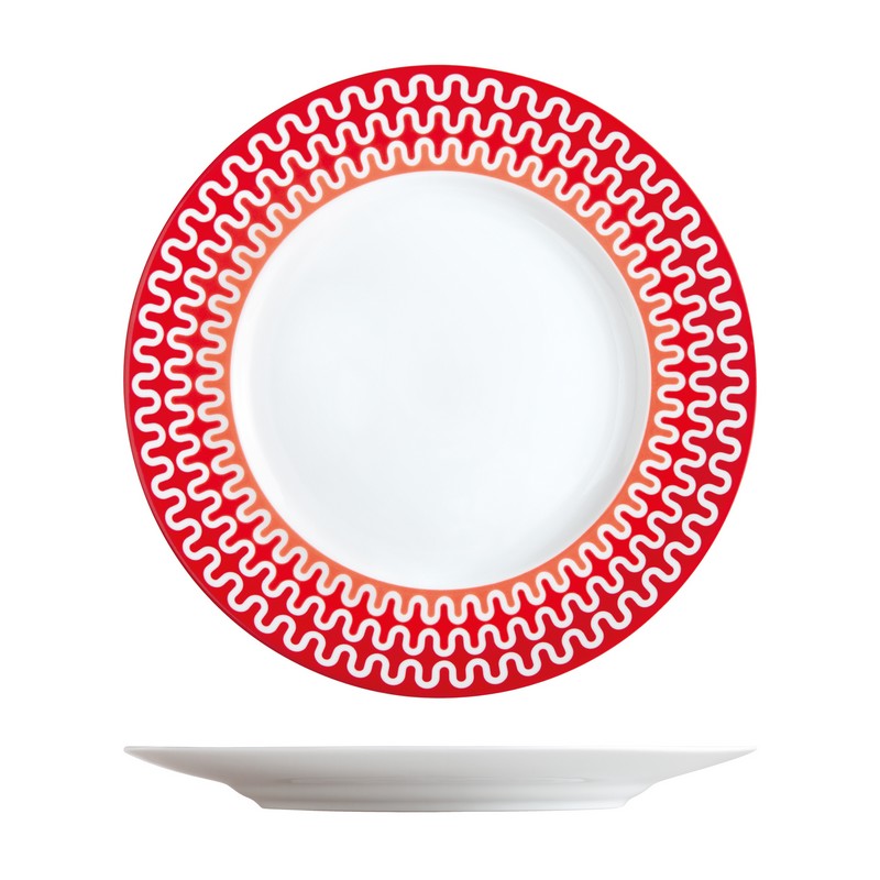 ΙΩΝΙΑ Illusion Red Πιάτο Ρηχό 28.5 εκ ΙΩΝΙΑ Illusion Red Πιάτο Ρηχό 28.5 εκ