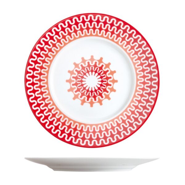 ΙΩΝΙΑ Illusion Red Πιάτο Φρούτου 23.5 εκ
