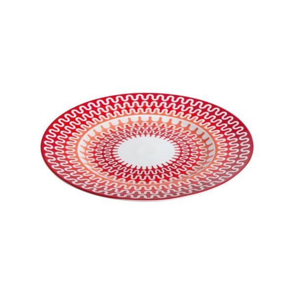 ΙΩΝΙΑ Illusion Red Πιατέλα Στρογγυλή 32 εκ