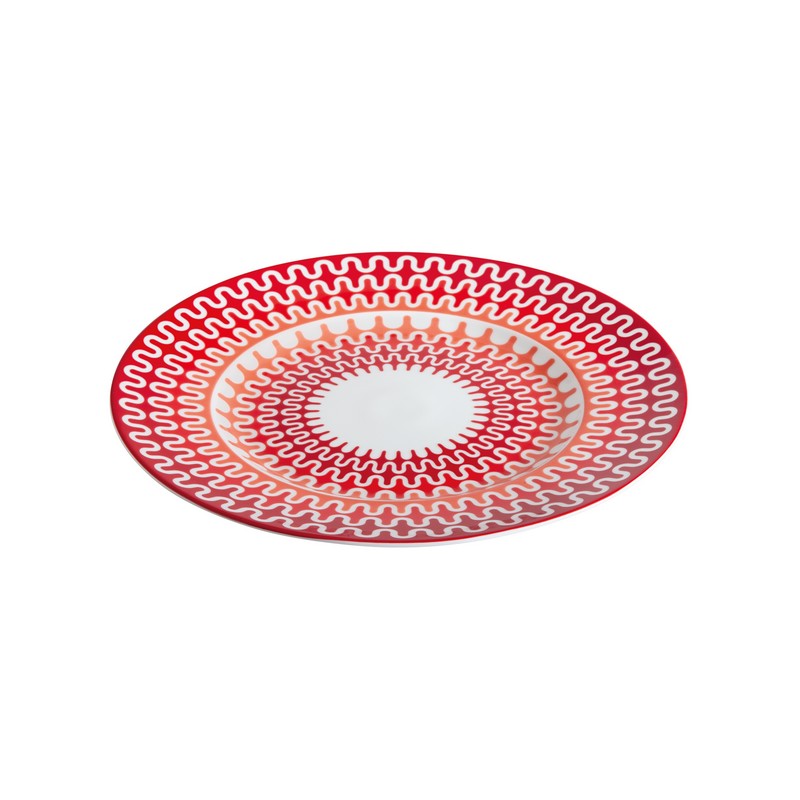 ΙΩΝΙΑ Illusion Red Πιατέλα Στρογγυλή 32 εκ ΙΩΝΙΑ Illusion Red Πιατέλα Στρογγυλή 32 εκ
