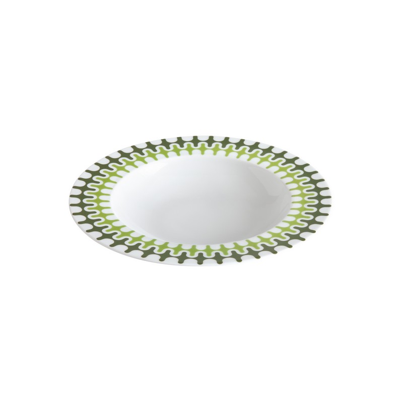 ΙΩΝΙΑ Illusion Green Πιάτο Βαθύ 23 εκ πορσελάνης ΙΩΝΙΑ Illusion Green Πιάτο Βαθύ 23 εκ πορσελάνης