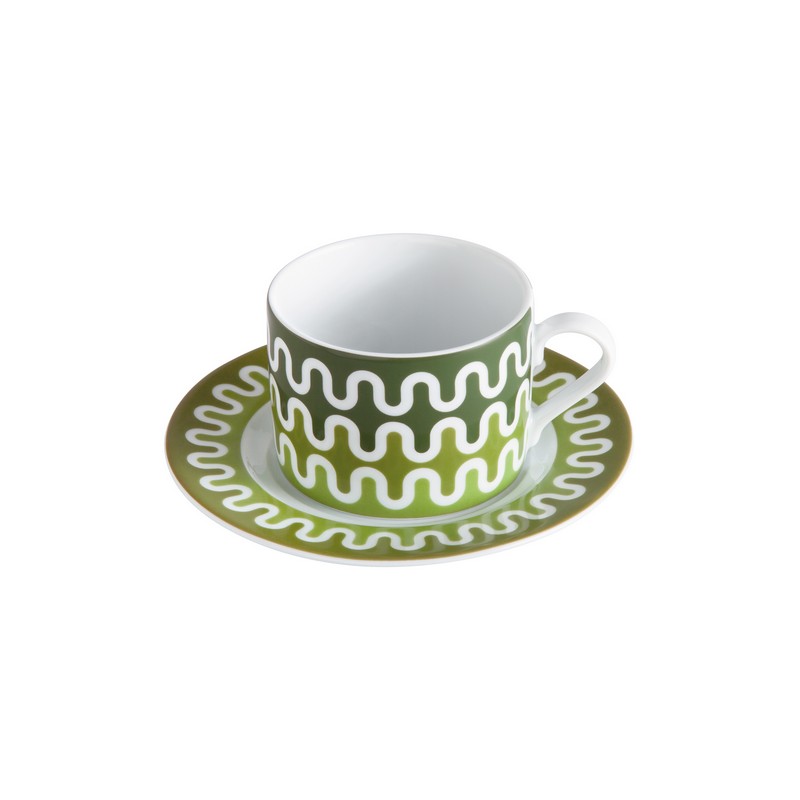 ΙΩΝΙΑ Illusion Green Φ/Π Τσαγιού 220 ml πορσελάνης ΙΩΝΙΑ Illusion Green Φ/Π Τσαγιού 220 ml πορσελάνης