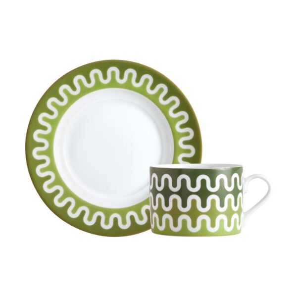 ΙΩΝΙΑ Illusion Green Φ/Π Τσαγιού 220 ml πορσελάνης