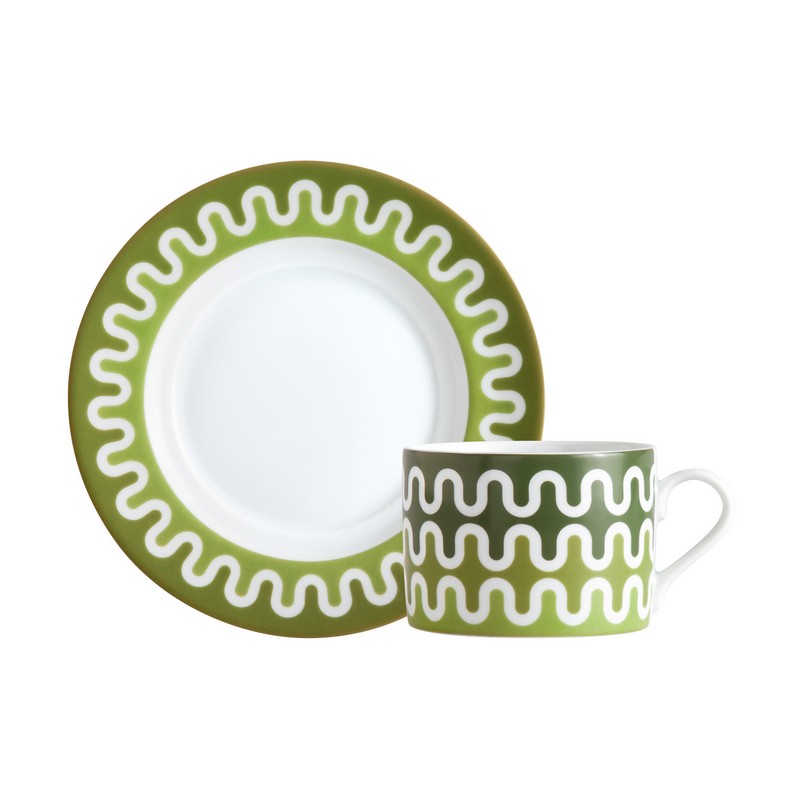ΙΩΝΙΑ Illusion Green Φ/Π Τσαγιού 220 ml πορσελάνης ΙΩΝΙΑ Illusion Green Φ/Π Τσαγιού 220 ml πορσελάνης