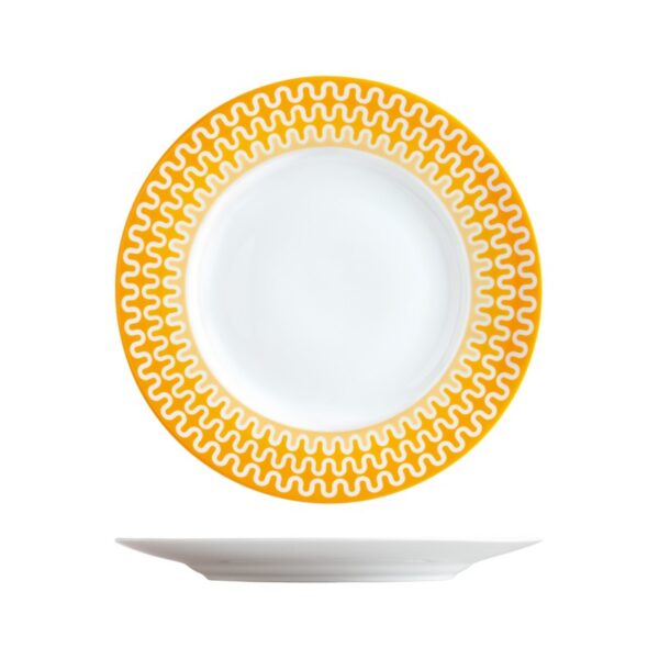 ΙΩΝΙΑ Illusion Yellow Πιάτο Ρηχό 28.5 εκ πορσελάνης