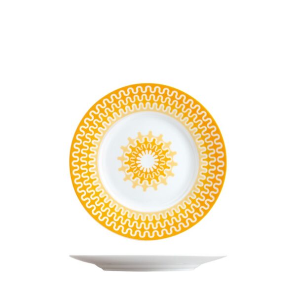 ΙΩΝΙΑ Illusion Yellow Πιάτο Φρούτου 23.5 εκ πορσελάνης