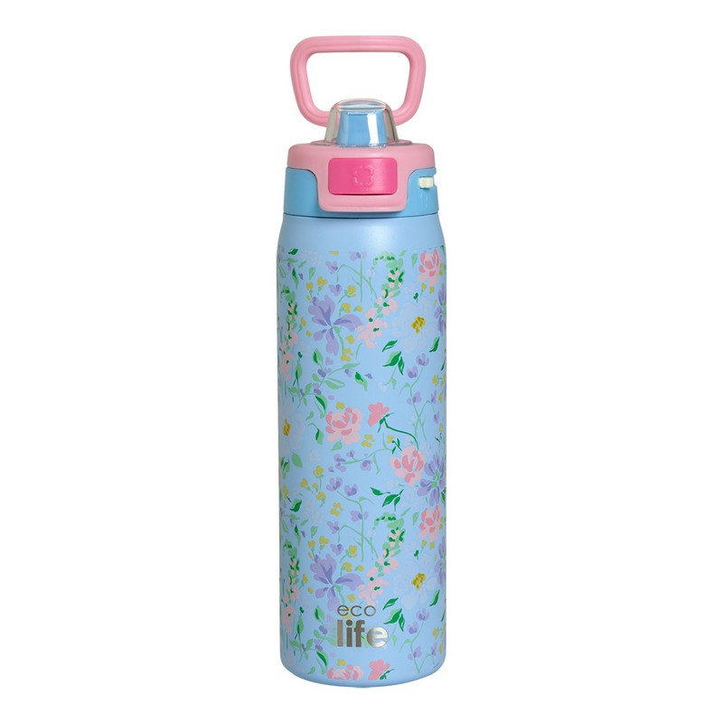 Eco Life Spring Time Thermos Ασφαλείς Πώμα 650ml Eco Life Spring Time Thermos Ασφαλείς Πώμα 650ml