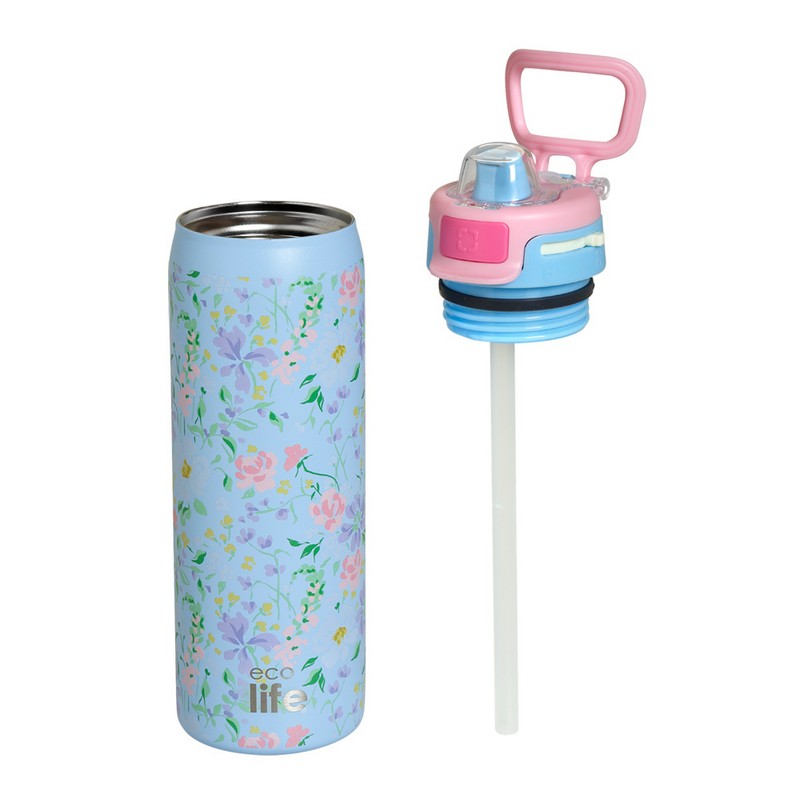 Eco Life Spring Time Thermos Ασφαλείς Πώμα 650ml Eco Life Spring Time Thermos Ασφαλείς Πώμα 650ml