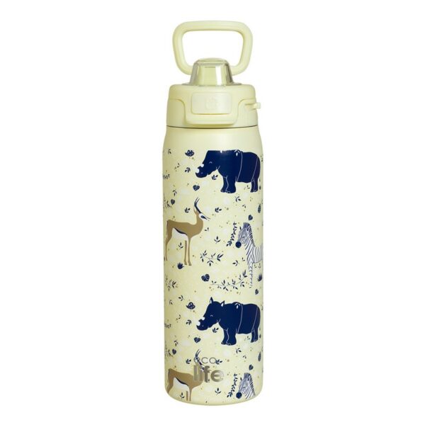 Eco Life Wildlife Thermos Ασφαλείς Πώμα 650ml