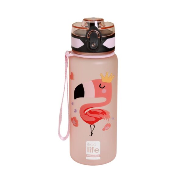 Eco Life Tritan Μπουκάλι Flamingo 500ml