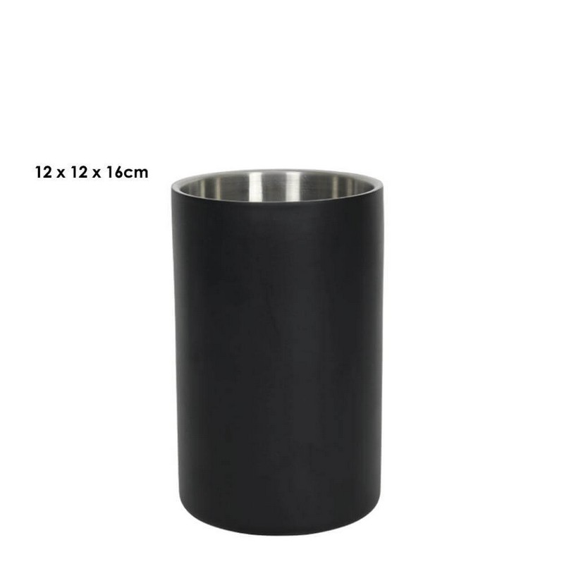 Hit Wine Cooler Ανοξείδωτο Μαύρο Hit Wine Cooler Ανοξείδωτο Μαύρο