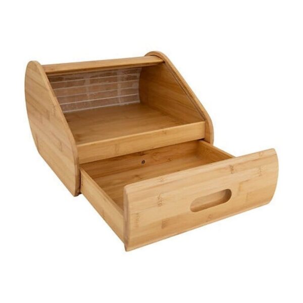 5five Ψωμιέρα Συρόμενο καπάκι 30.4x33x21.6 εκ bamboo