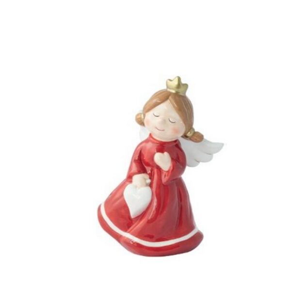 Easy Life Angels Red Άγγελος 16 εκ κεραμικός