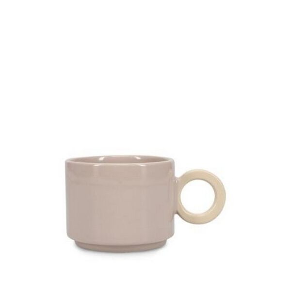 F2D ΟΝΑ Lou Κούπα Μπεζ-γκρι 280ml Stoneware