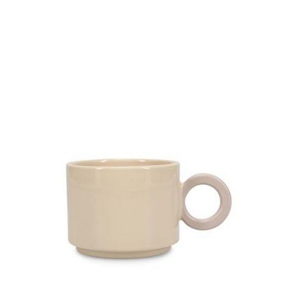 F2D ΟΝΑ Lou Κούπα Γκρι-Μπεζ 280ml Stoneware