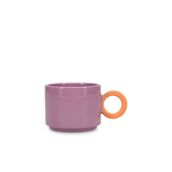 F2D ΟΝΑ Lou Κούπα Mωβ-πορτοκαλί 280ml Stoneware