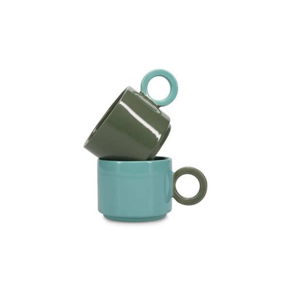 F2D ΟΝΑ Lou Κούπα Μπλε-πράσινο 280ml Stoneware