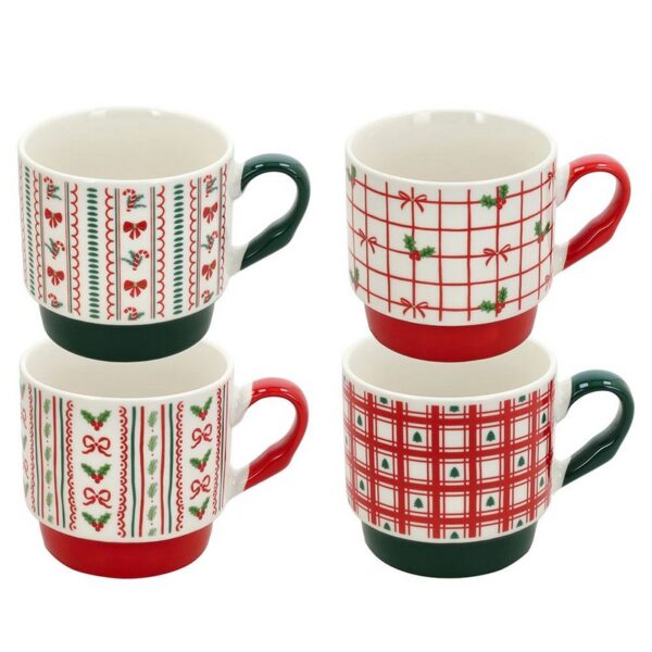 Tognana Holiday Mix Σετ 2 τεμ Κούπες 335 ml stoneware